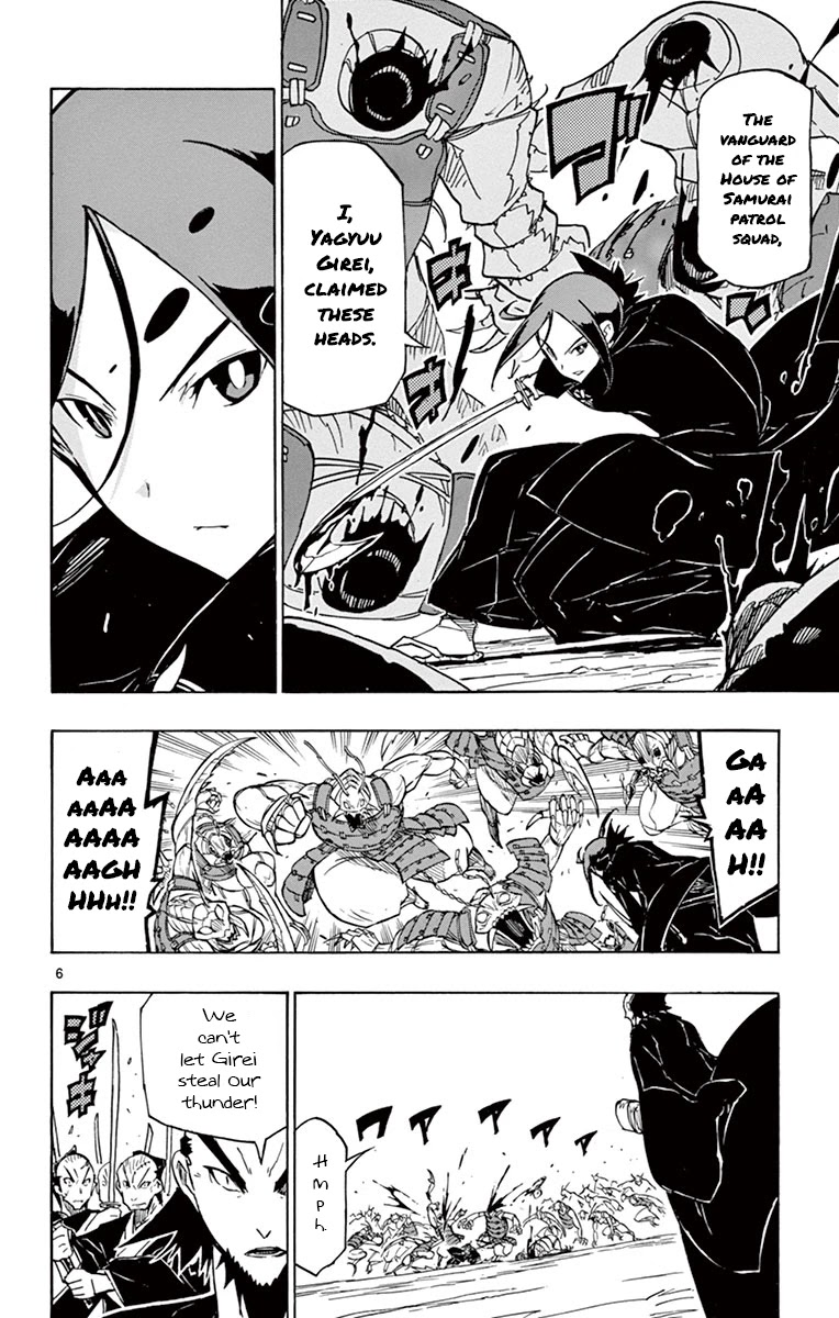 Joujuu Senjin!! Mushibugyo Chapter 185 page 6 - Chapter 185: In The Way