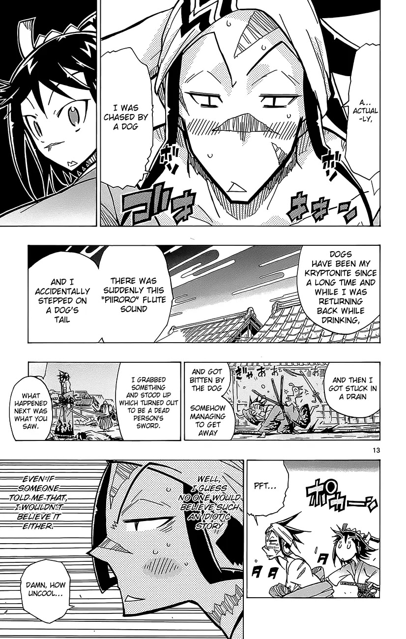 Joujuu Senjin!! Mushibugyo Chapter 20 page 14 - Chapter 20: Sound of a Flute