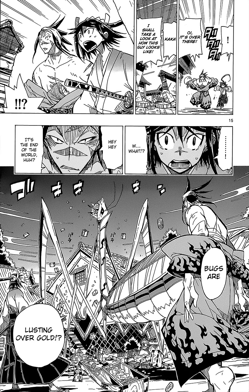 Joujuu Senjin!! Mushibugyo Chapter 20 page 16 - Chapter 20: Sound of a Flute