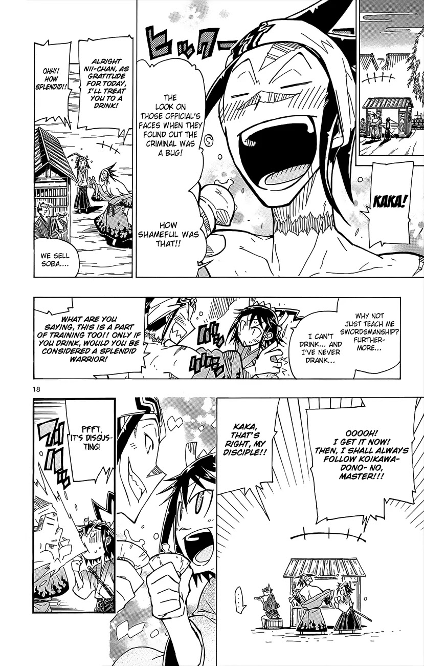 Joujuu Senjin!! Mushibugyo Chapter 21 page 18 - Chapter 21: Konjacs