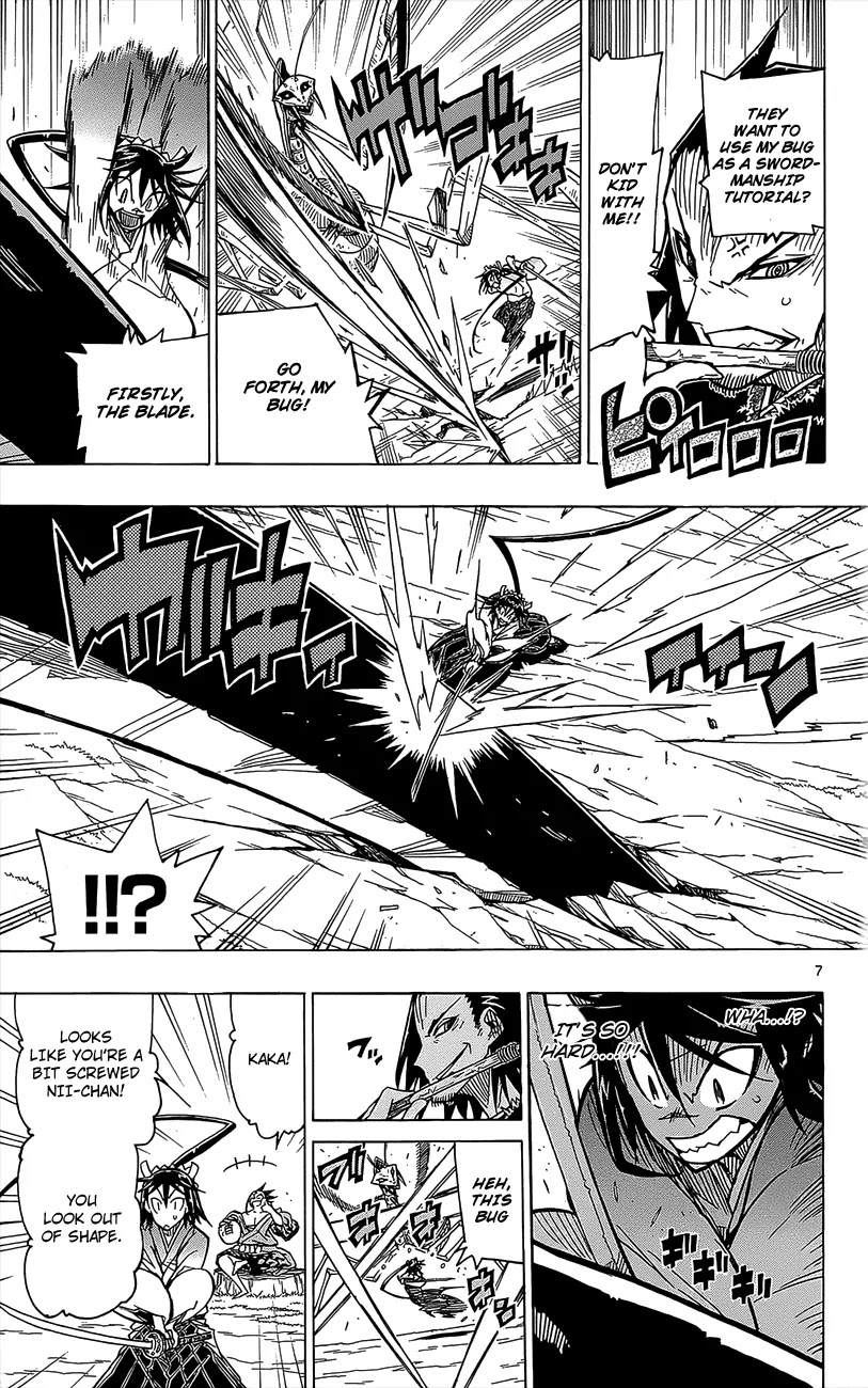 Joujuu Senjin!! Mushibugyo Chapter 21 page 8 - Chapter 21: Konjacs