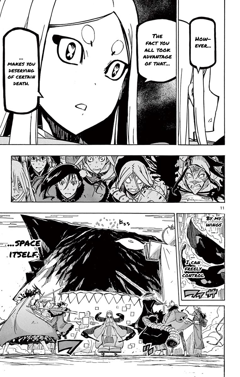 Joujuu Senjin!! Mushibugyo Chapter 222 page 11 - Chapter 222: Wings