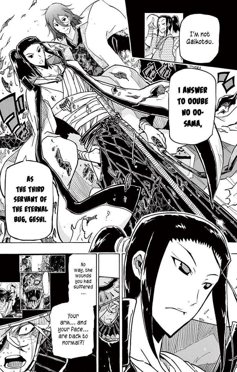 Joujuu Senjin!! Mushibugyo Chapter 229 page 5 - Chapter 229: Geshi, Formerly Known as Gaikotsu