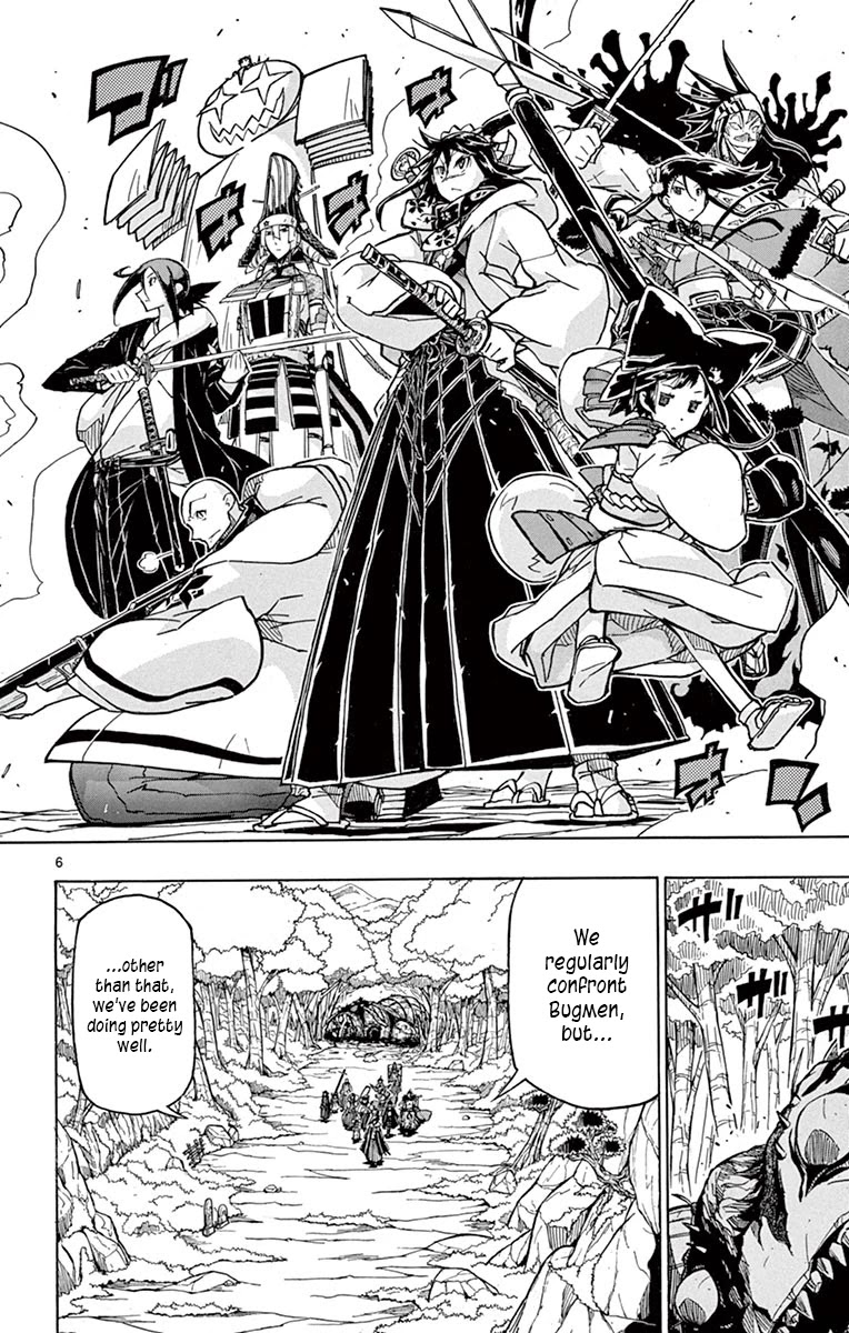 Joujuu Senjin!! Mushibugyo Chapter 243 page 5 - Chapter 243: To Osaka Castle
