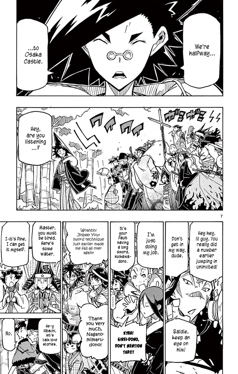 Joujuu Senjin!! Mushibugyo Chapter 243 page 6 - Chapter 243: To Osaka Castle