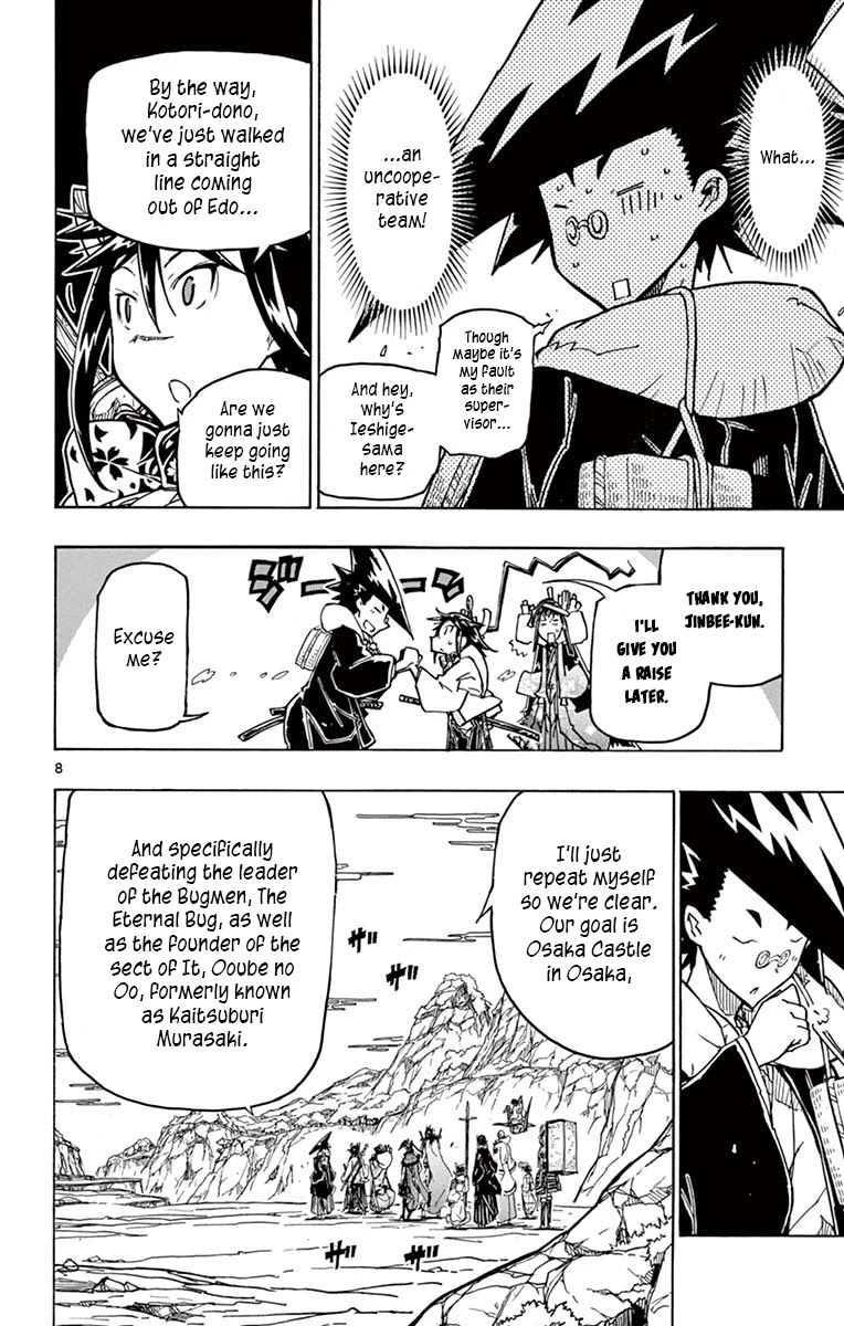 Joujuu Senjin!! Mushibugyo Chapter 243 page 7 - Chapter 243: To Osaka Castle