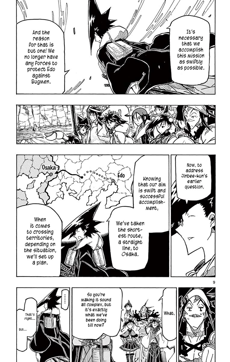 Joujuu Senjin!! Mushibugyo Chapter 243 page 8 - Chapter 243: To Osaka Castle