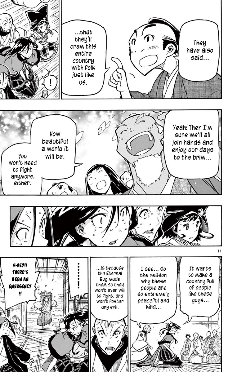 Joujuu Senjin!! Mushibugyo Chapter 249 page 11 - Chapter 249: The Village With No People