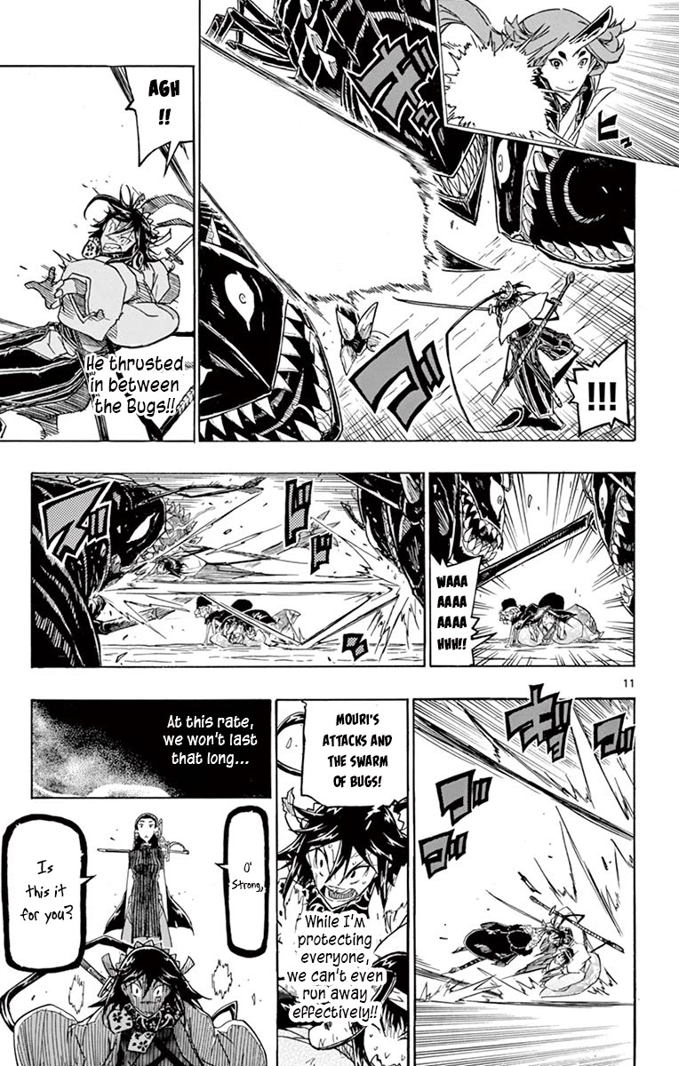 Joujuu Senjin!! Mushibugyo Chapter 253 page 11 - Chapter 253: The Offence and Defence Outside the Castle