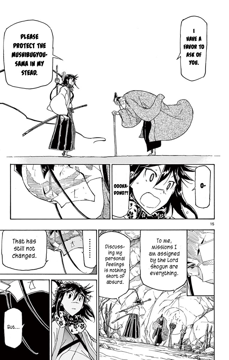 Joujuu Senjin!! Mushibugyo Chapter 255 page 15 - Chapter 255: The Eve of the Final Battle