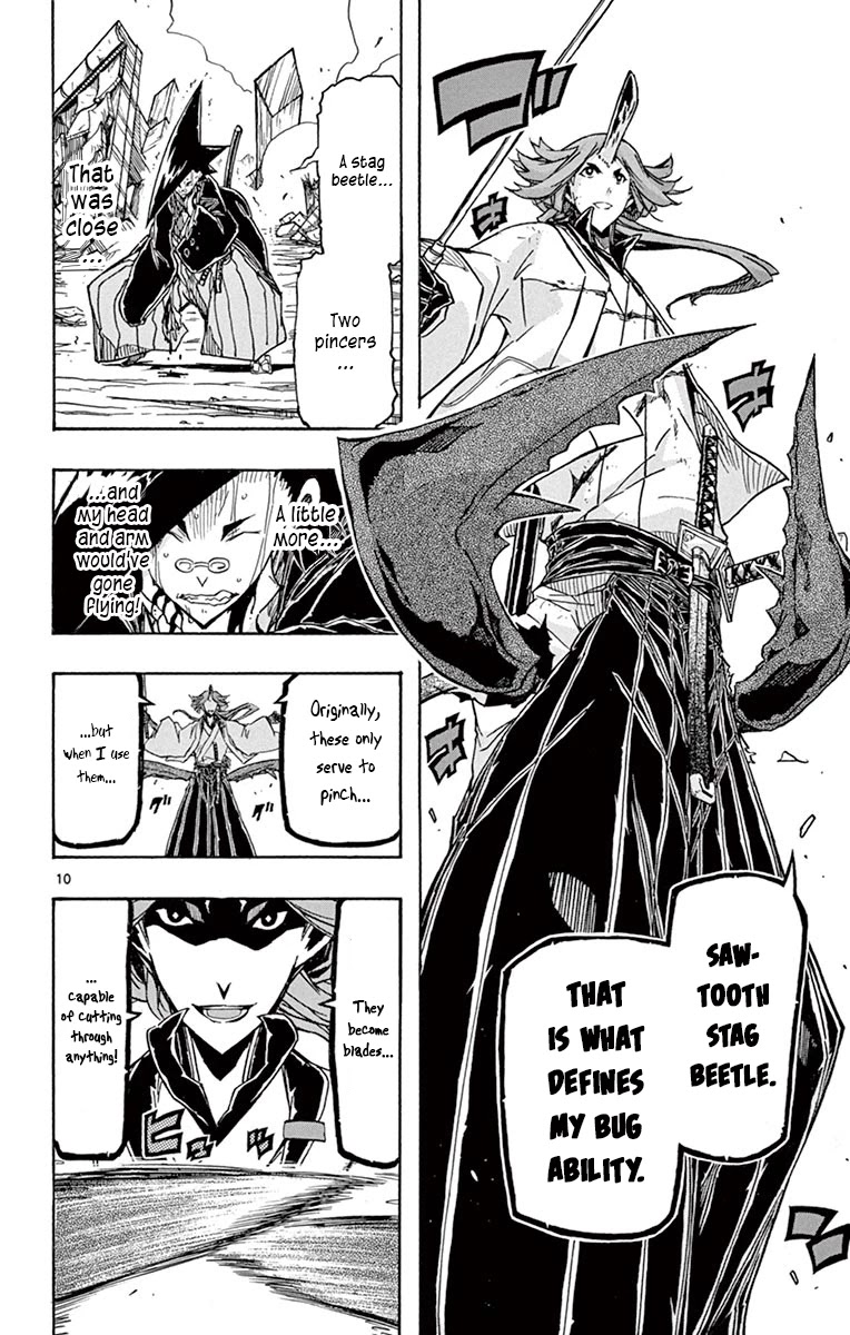 Joujuu Senjin!! Mushibugyo Chapter 259 page 10 - Chapter 259: Kotori and Jinbee