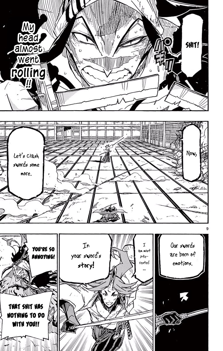 Joujuu Senjin!! Mushibugyo Chapter 273 page 9 - Chapter 273: Rage and Bloodlust