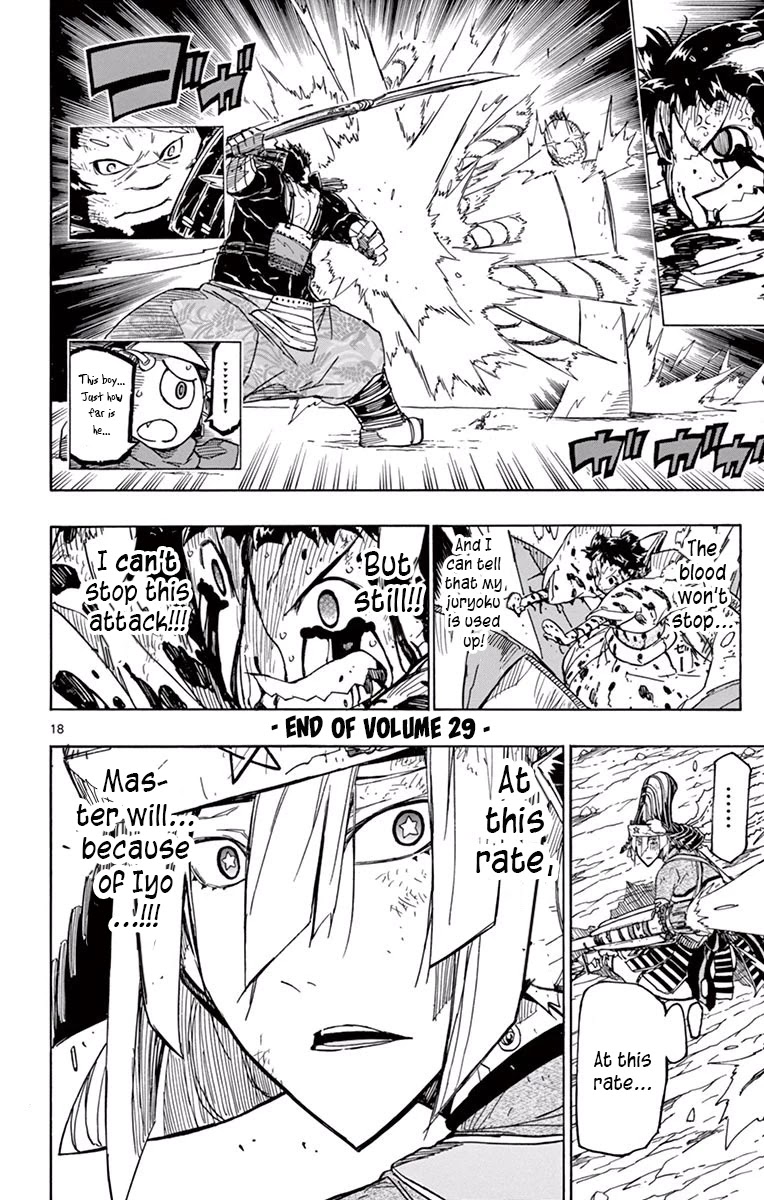 Joujuu Senjin!! Mushibugyo Chapter 286 page 17 - Chapter 286: Gotou's Fierce Attack