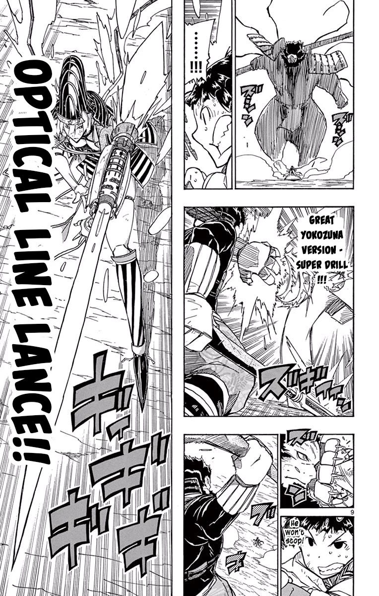 Joujuu Senjin!! Mushibugyo Chapter 286 page 8 - Chapter 286: Gotou's Fierce Attack