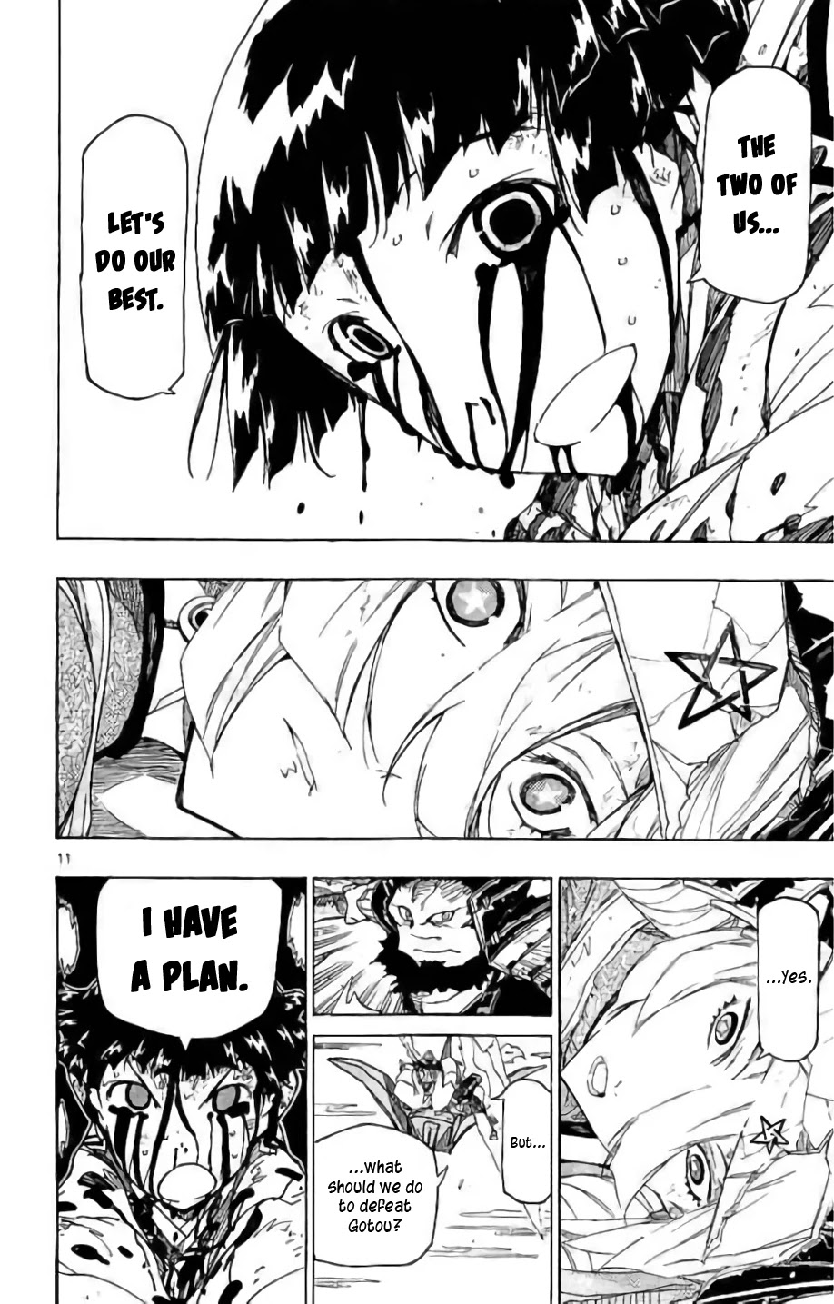 Joujuu Senjin!! Mushibugyo Chapter 287 page 14 - Chapter 287: Determined Tenma