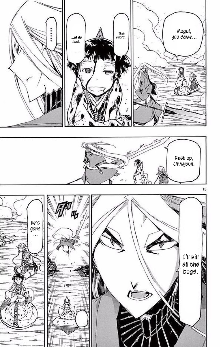 Joujuu Senjin!! Mushibugyo Chapter 289 page 13 - Chapter 289: Gotou and Semikaze