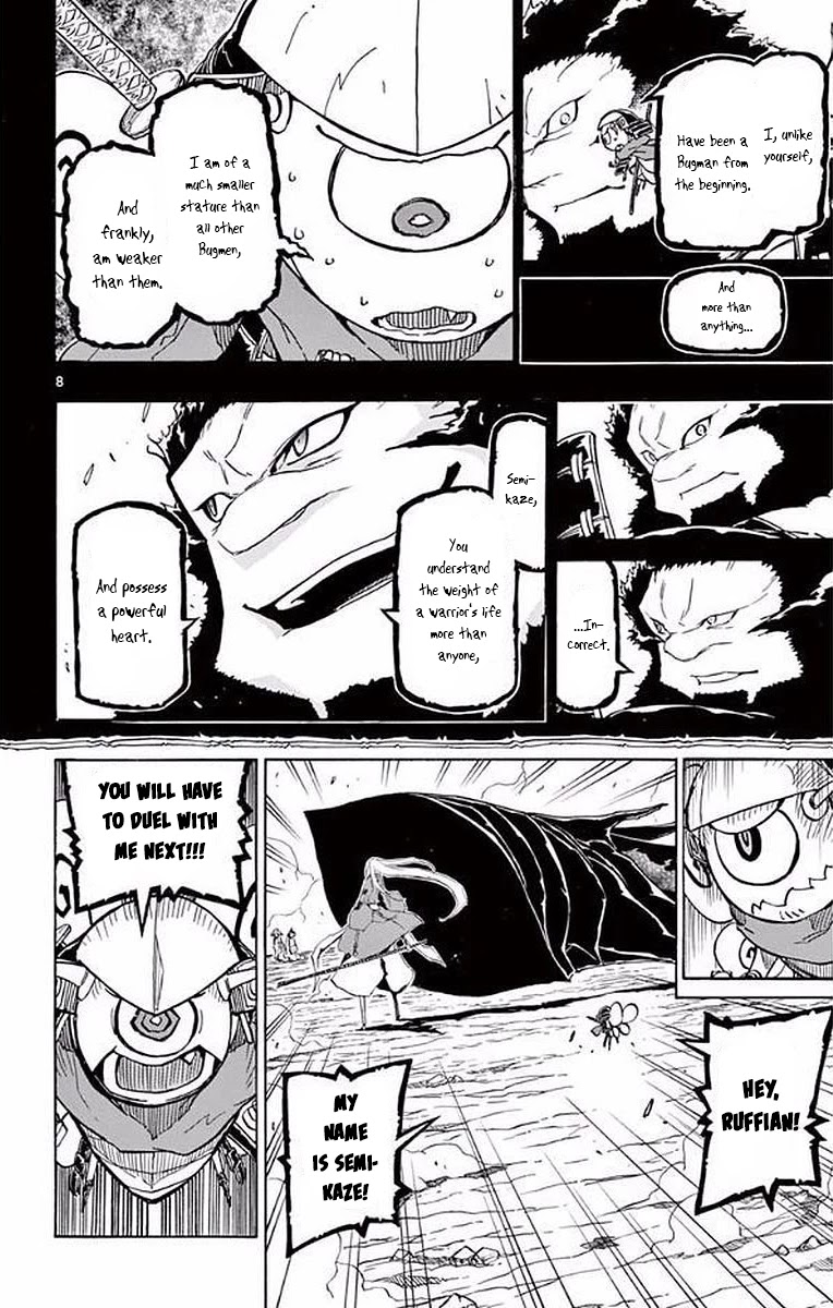 Joujuu Senjin!! Mushibugyo Chapter 289 page 8 - Chapter 289: Gotou and Semikaze