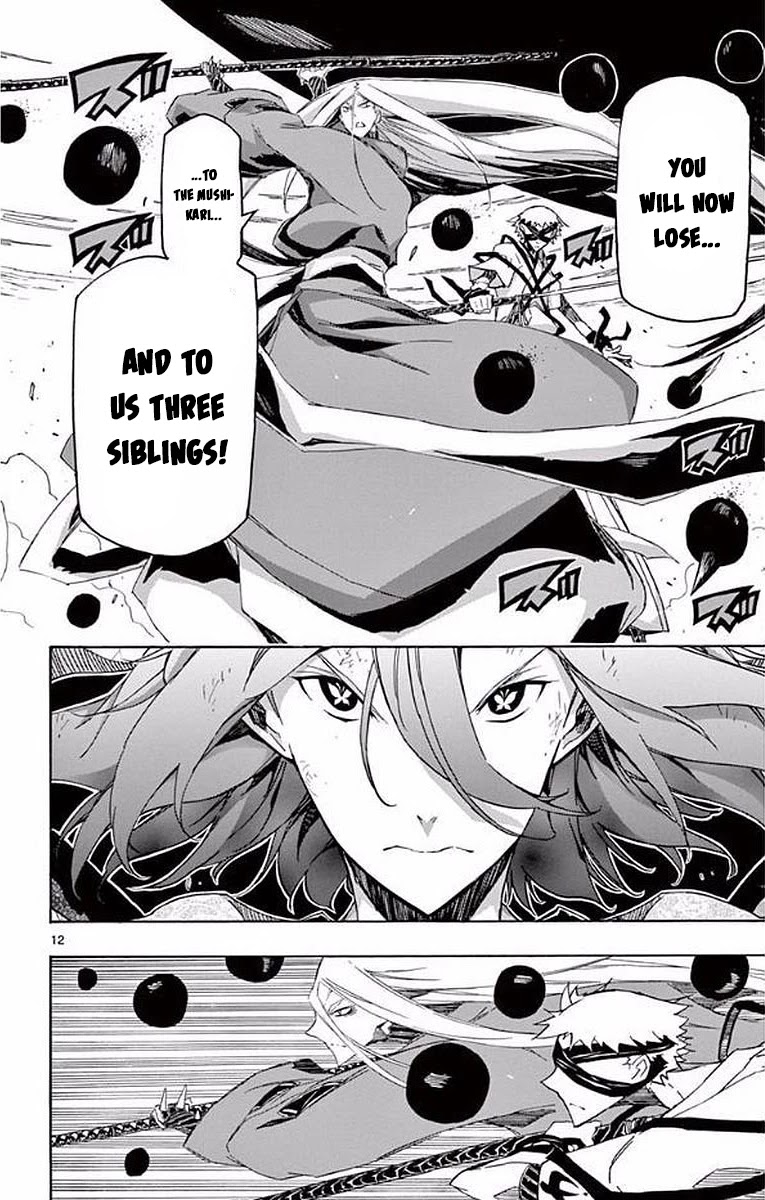 Joujuu Senjin!! Mushibugyo Chapter 291 page 12 - Chapter 291: Offence and Defence - Two Sides of the Same Coin