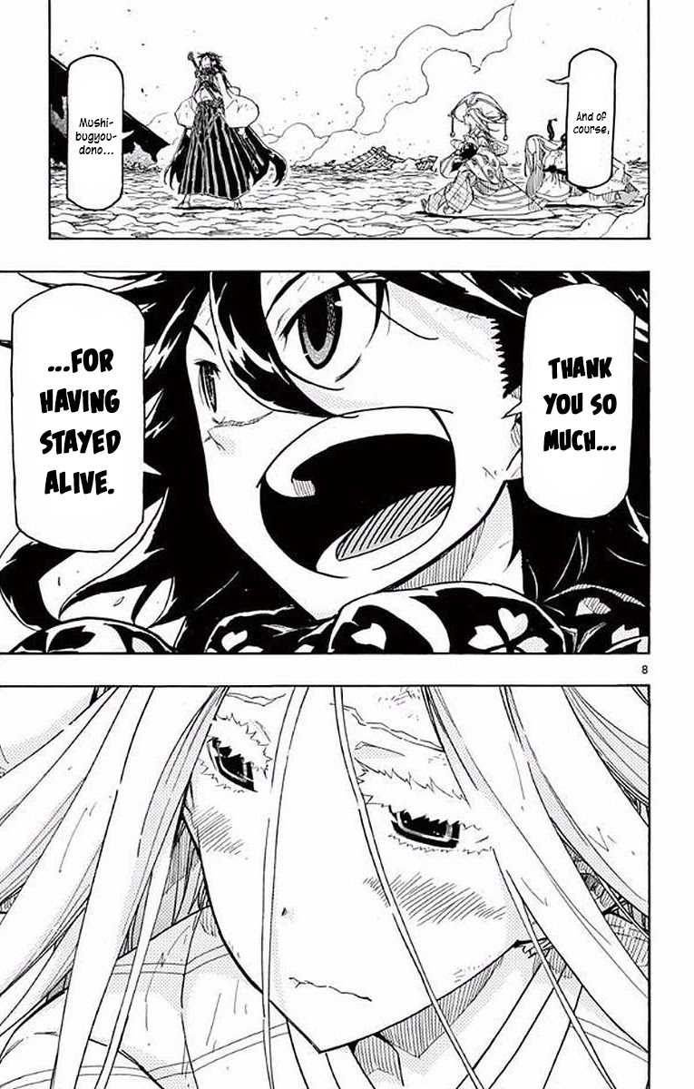 Joujuu Senjin!! Mushibugyo Chapter 295 page 8 - Chapter 295: The Fighting Spirit That's Quieting Down