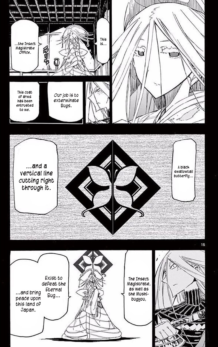 Joujuu Senjin!! Mushibugyo Chapter 300 page 14 - Chapter 300: Mugai's Plan