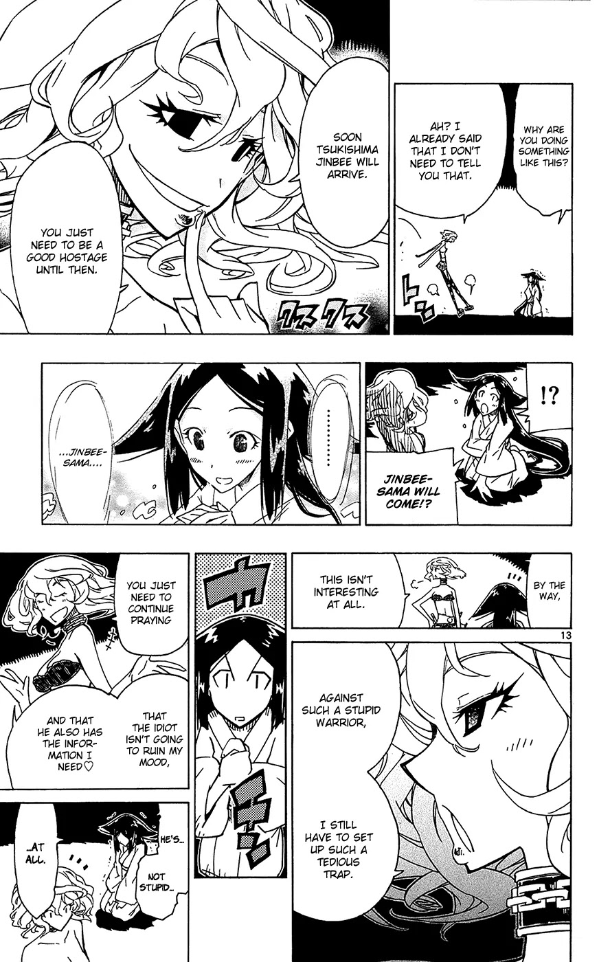 Joujuu Senjin!! Mushibugyo Chapter 31 page 14 - Chapter 31: Haru the Hostage