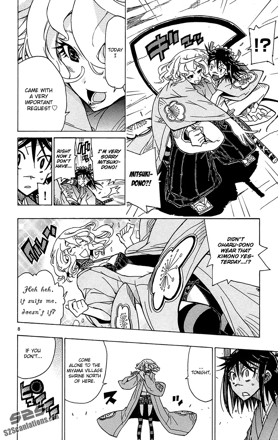 Joujuu Senjin!! Mushibugyo Chapter 31 page 9 - Chapter 31: Haru the Hostage