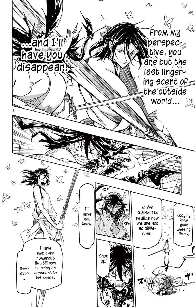 Joujuu Senjin!! Mushibugyo Chapter 312 page 8 - Chapter 312: The End of the Path You've Been Walking