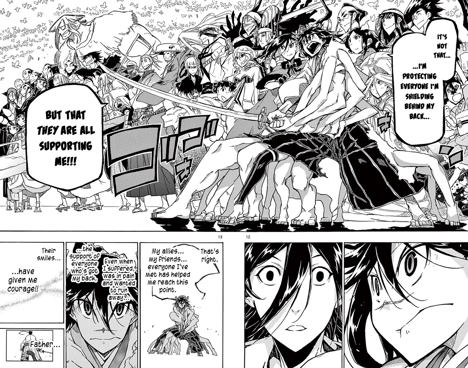 Joujuu Senjin!! Mushibugyo Chapter 313 page 12 - Chapter 313: Support, Be Supported