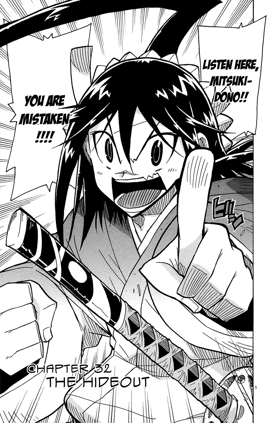 Joujuu Senjin!! Mushibugyo Chapter 32 page 2 - Chapter 32: The Hideout