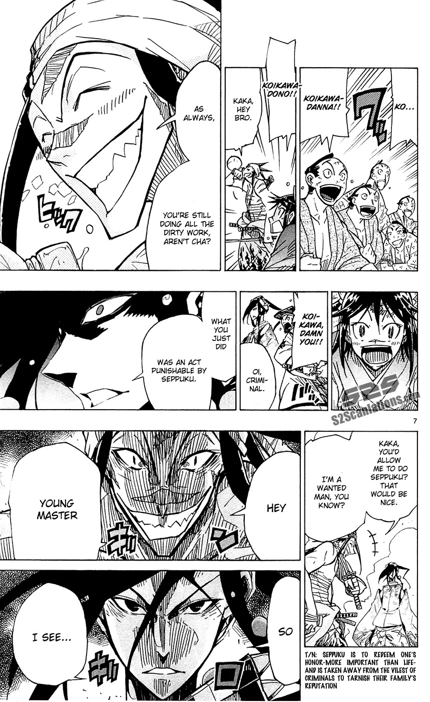 Joujuu Senjin!! Mushibugyo Chapter 38 page 8 - Chapter 38: How to Go About One's Business