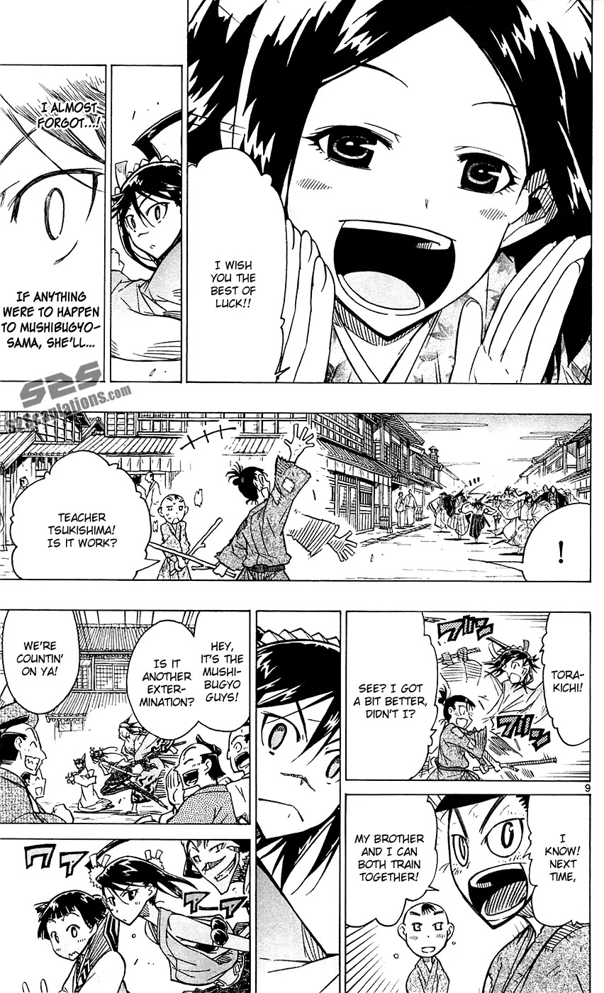 Joujuu Senjin!! Mushibugyo Chapter 41 page 10 - Chapter 41: Set Sail!