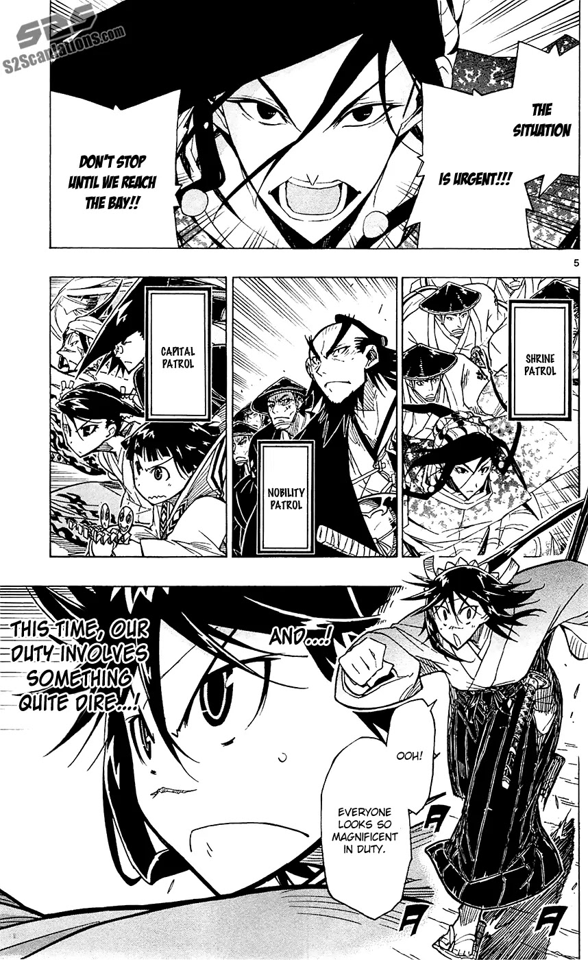 Joujuu Senjin!! Mushibugyo Chapter 41 page 6 - Chapter 41: Set Sail!