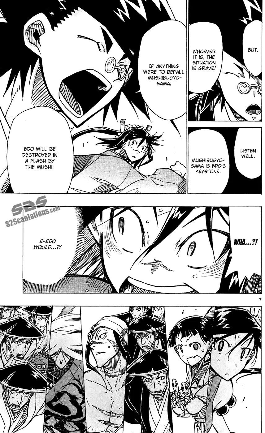 Joujuu Senjin!! Mushibugyo Chapter 41 page 8 - Chapter 41: Set Sail!