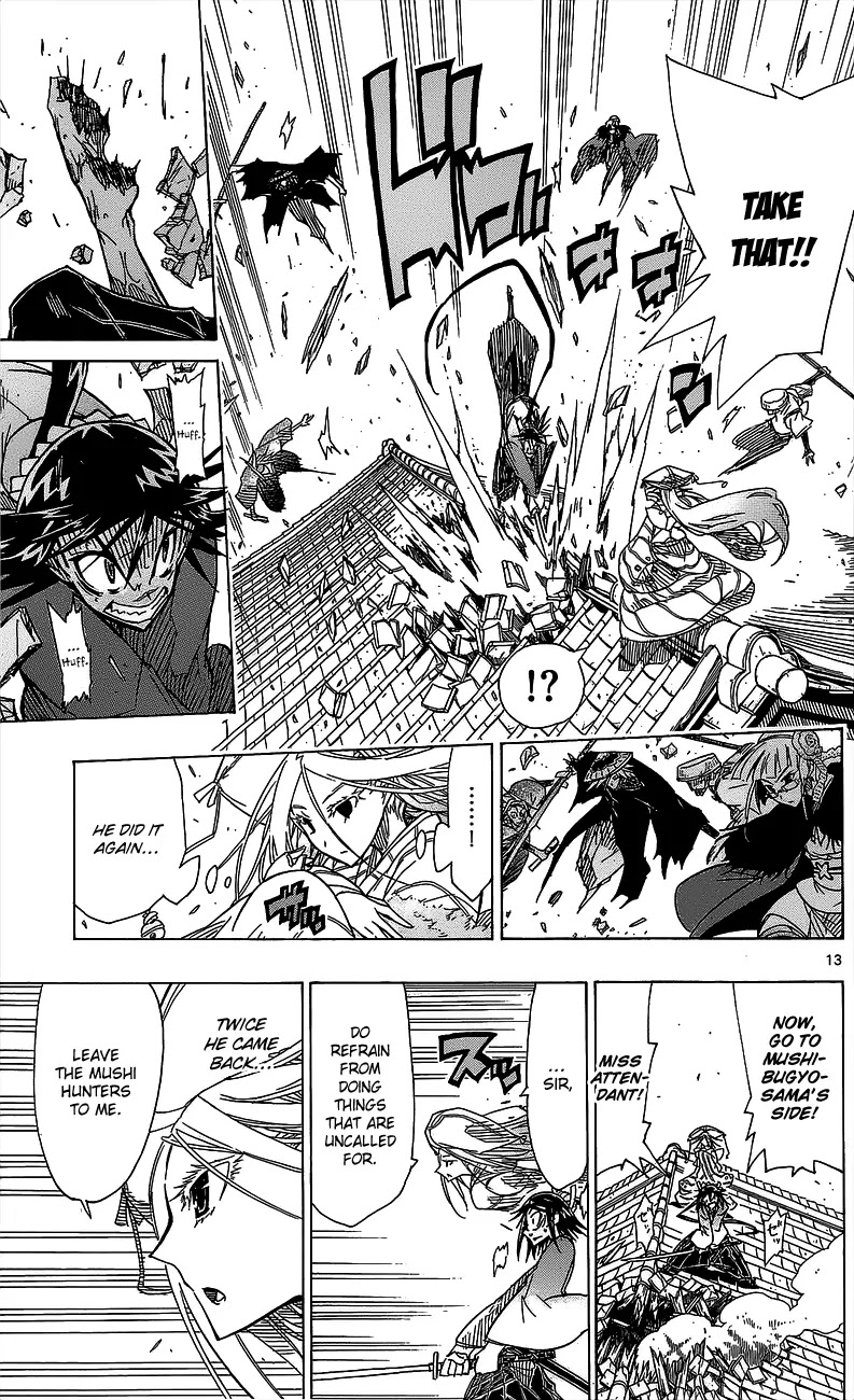 Joujuu Senjin!! Mushibugyo Chapter 46 page 14 - Chapter 46: Entangled