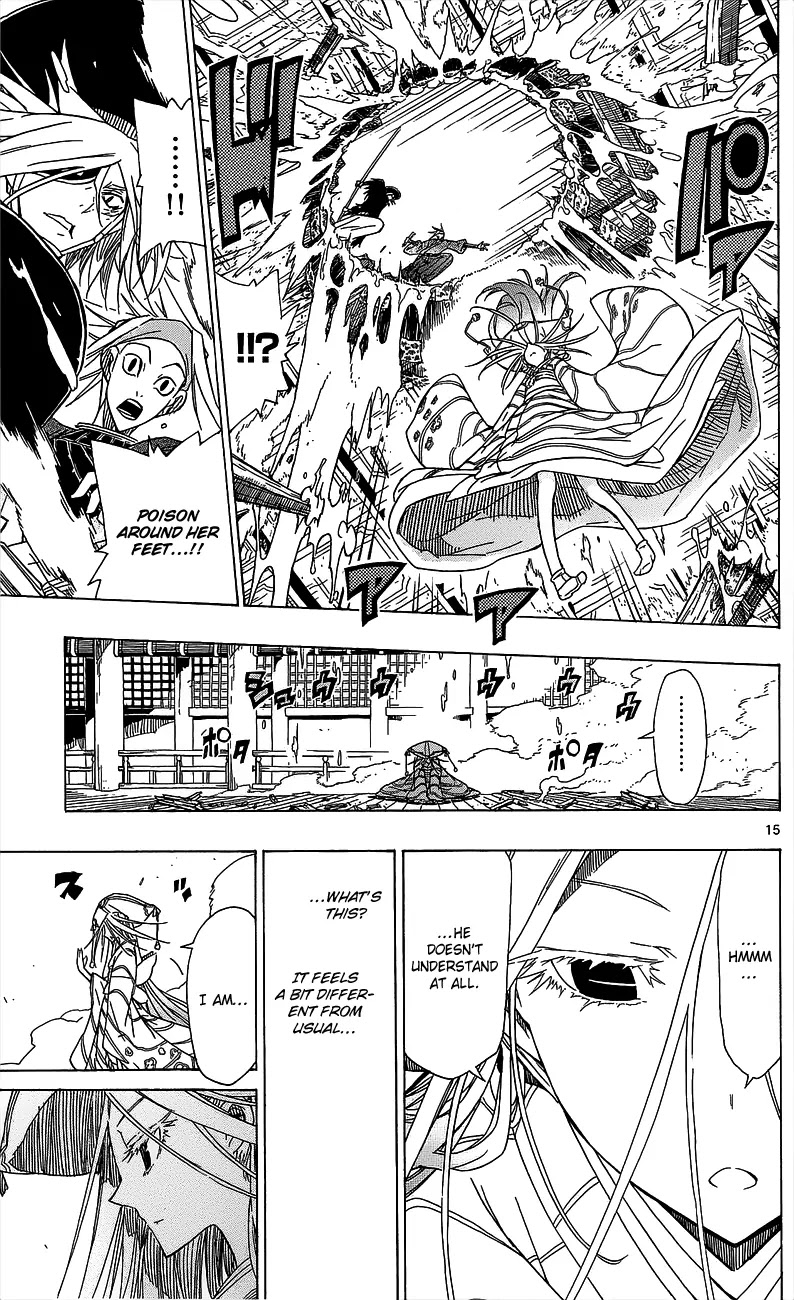 Joujuu Senjin!! Mushibugyo Chapter 46 page 16 - Chapter 46: Entangled