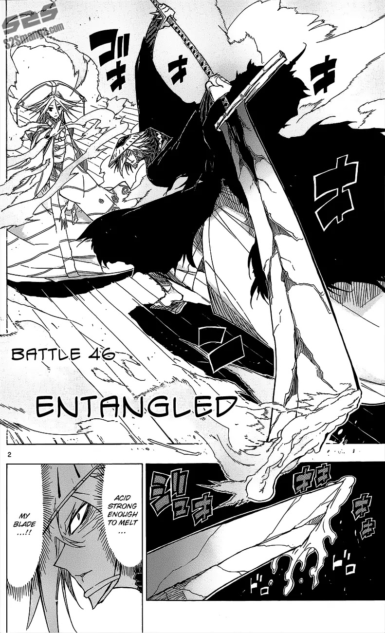 Joujuu Senjin!! Mushibugyo Chapter 46 page 3 - Chapter 46: Entangled