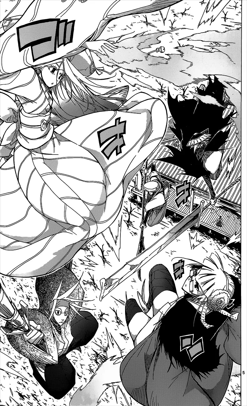 Joujuu Senjin!! Mushibugyo Chapter 46 page 6 - Chapter 46: Entangled