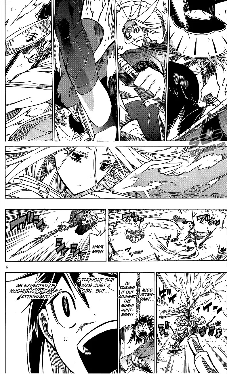 Joujuu Senjin!! Mushibugyo Chapter 46 page 7 - Chapter 46: Entangled