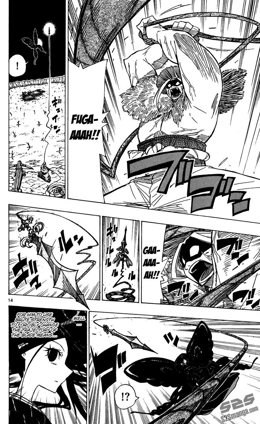 Joujuu Senjin!! Mushibugyo Chapter 48 page 15 - Chapter 48: Black Wings and the Wicked Mushi Blade