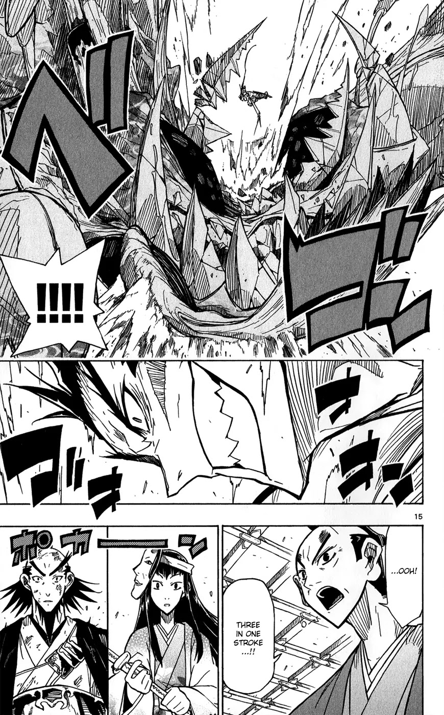 Joujuu Senjin!! Mushibugyo Chapter 56 page 16 - Chapter 56: Jinbee's Long Awaited Debate