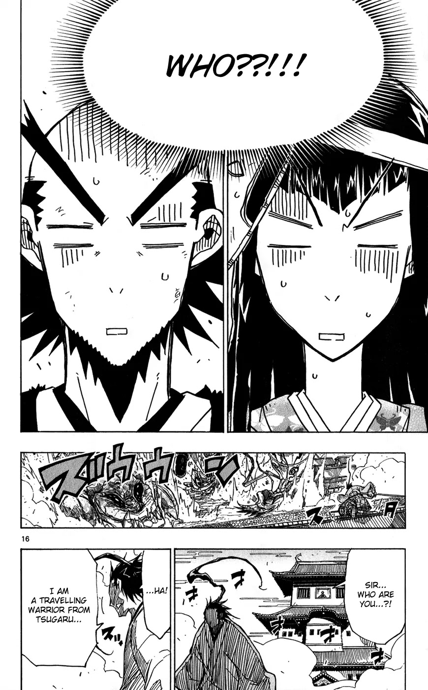 Joujuu Senjin!! Mushibugyo Chapter 56 page 17 - Chapter 56: Jinbee's Long Awaited Debate