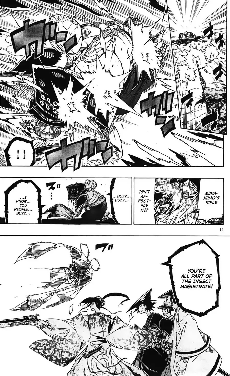 Joujuu Senjin!! Mushibugyo Chapter 62 page 12 - Chapter 62: Sarutobi Sasuke