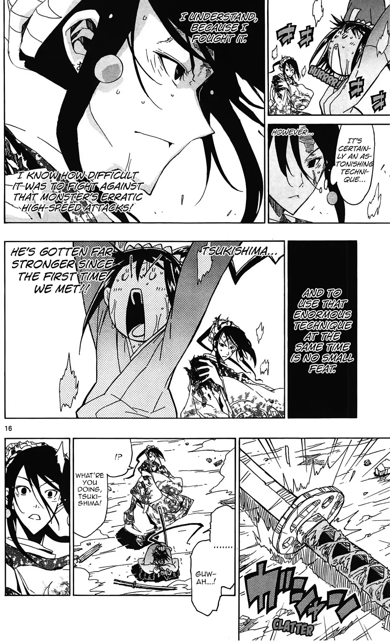 Joujuu Senjin!! Mushibugyo Chapter 63 page 16 - Chapter 63: Fugaku Splitting Hammer