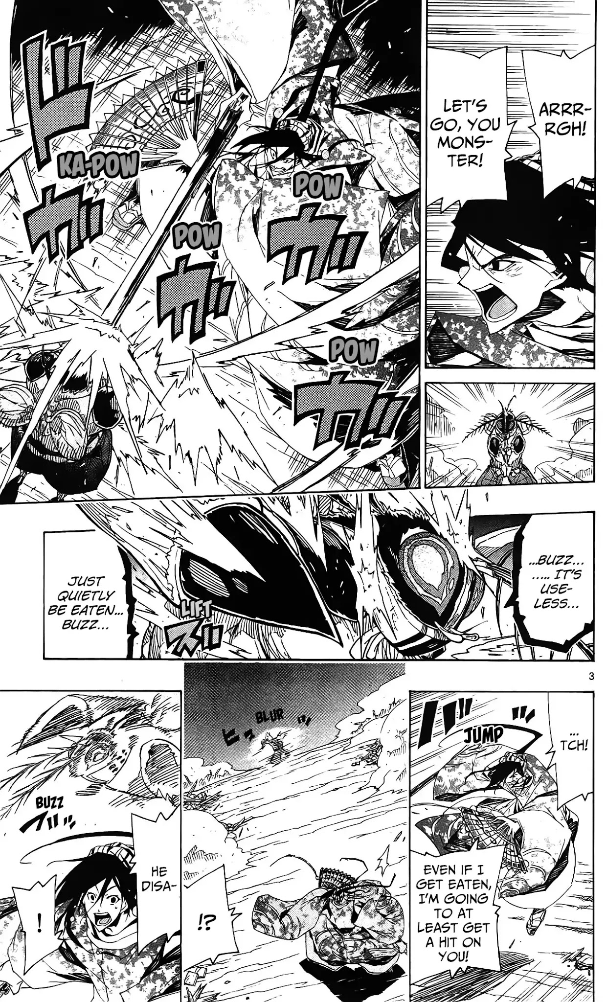 Joujuu Senjin!! Mushibugyo Chapter 63 page 4 - Chapter 63: Fugaku Splitting Hammer