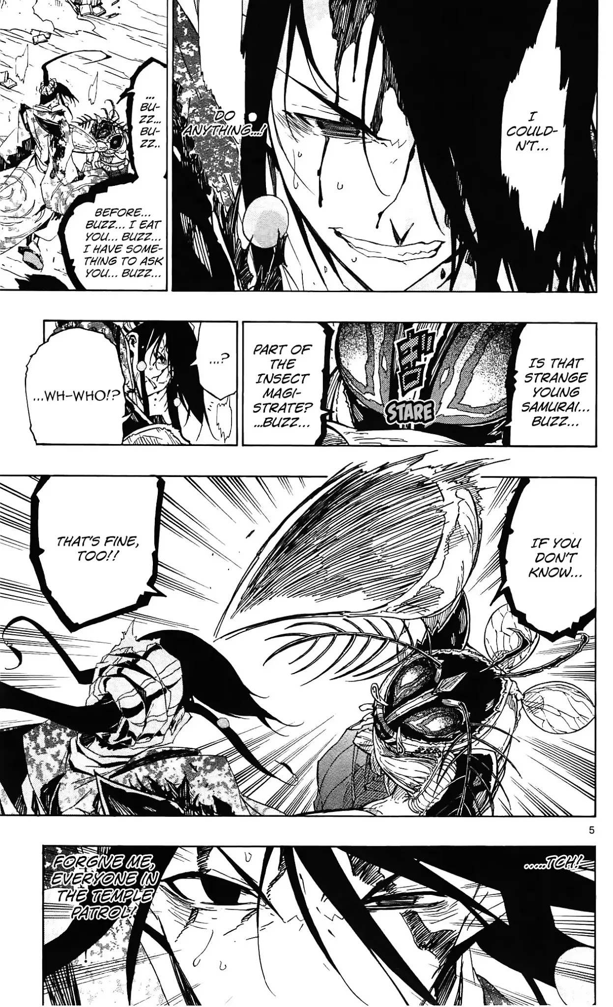 Joujuu Senjin!! Mushibugyo Chapter 63 page 6 - Chapter 63: Fugaku Splitting Hammer