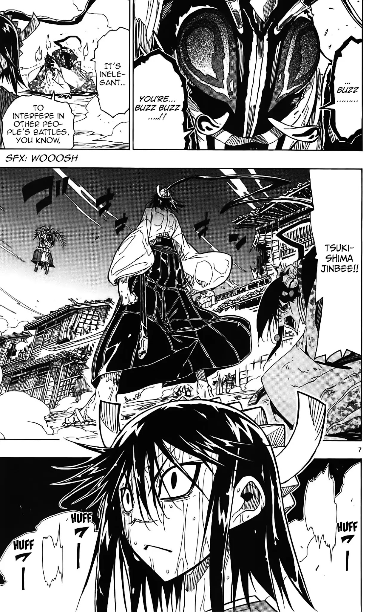 Joujuu Senjin!! Mushibugyo Chapter 63 page 8 - Chapter 63: Fugaku Splitting Hammer