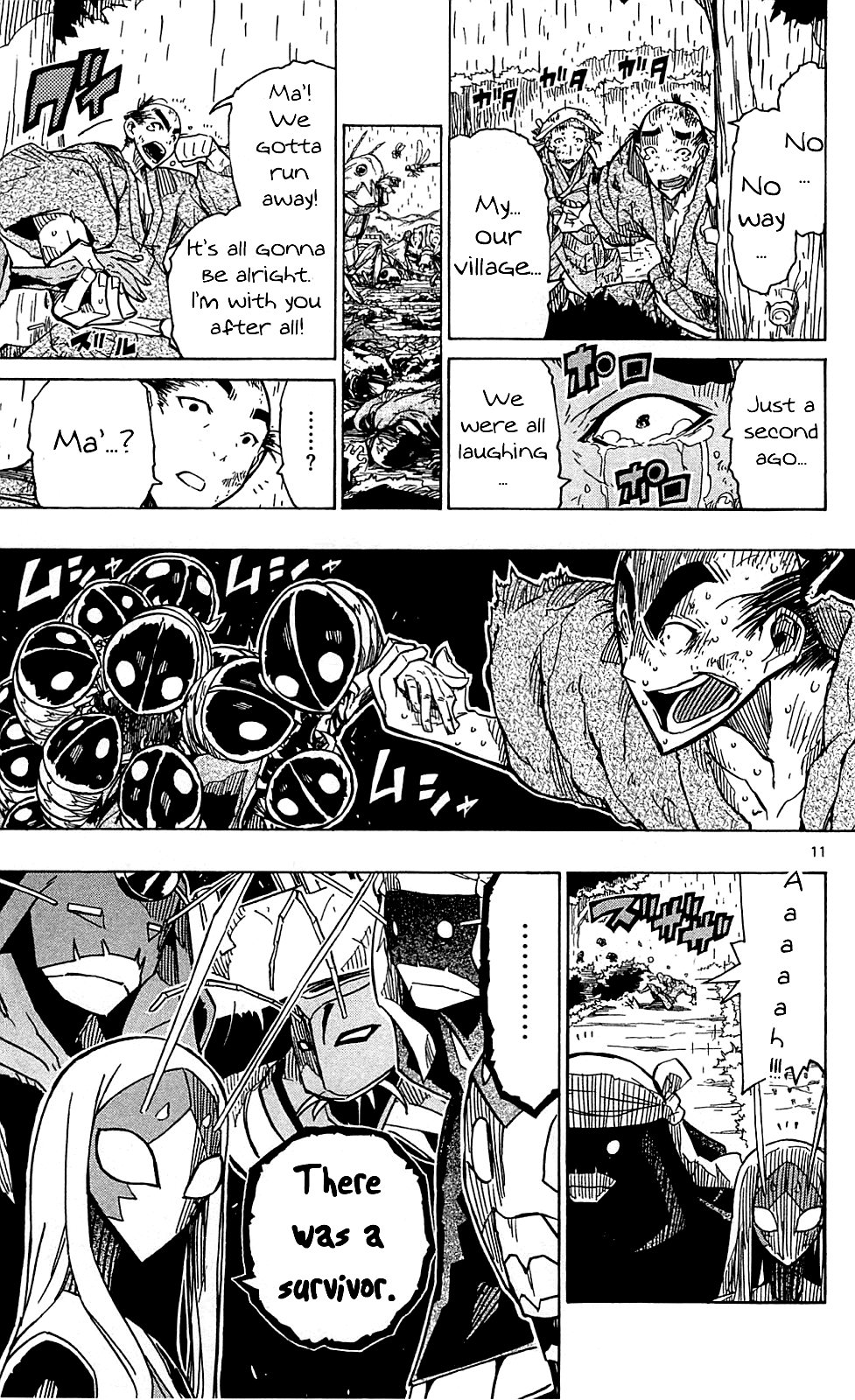 Joujuu Senjin!! Mushibugyo Chapter 68 page 12 - Chapter 68: To the Kishuu Domain