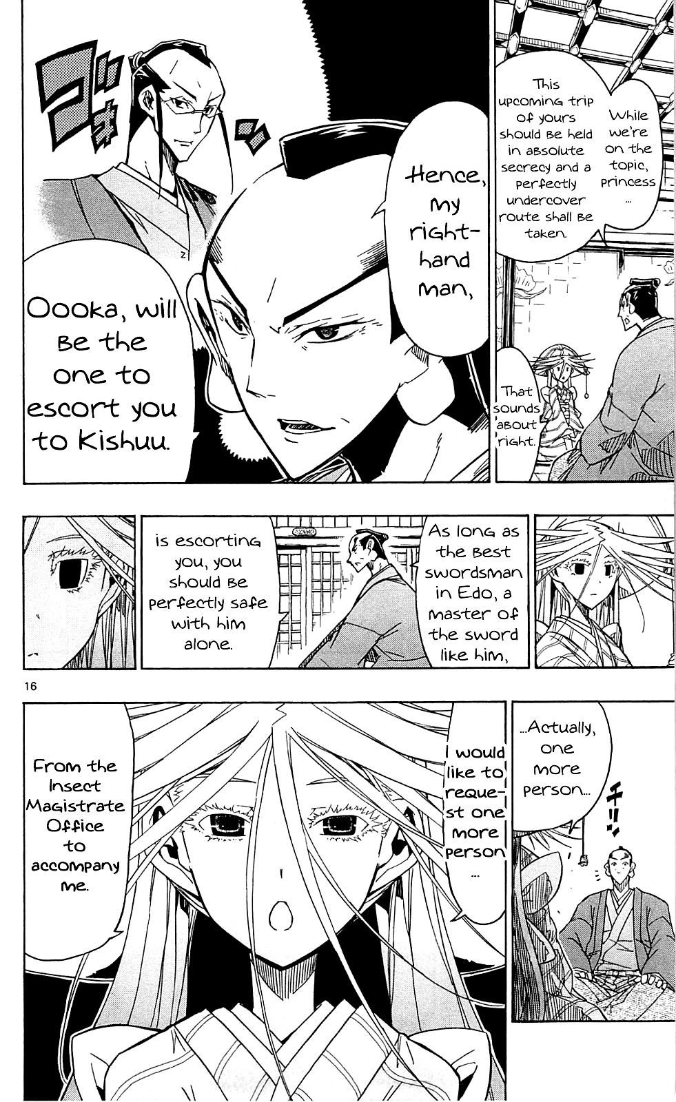 Joujuu Senjin!! Mushibugyo Chapter 68 page 17 - Chapter 68: To the Kishuu Domain