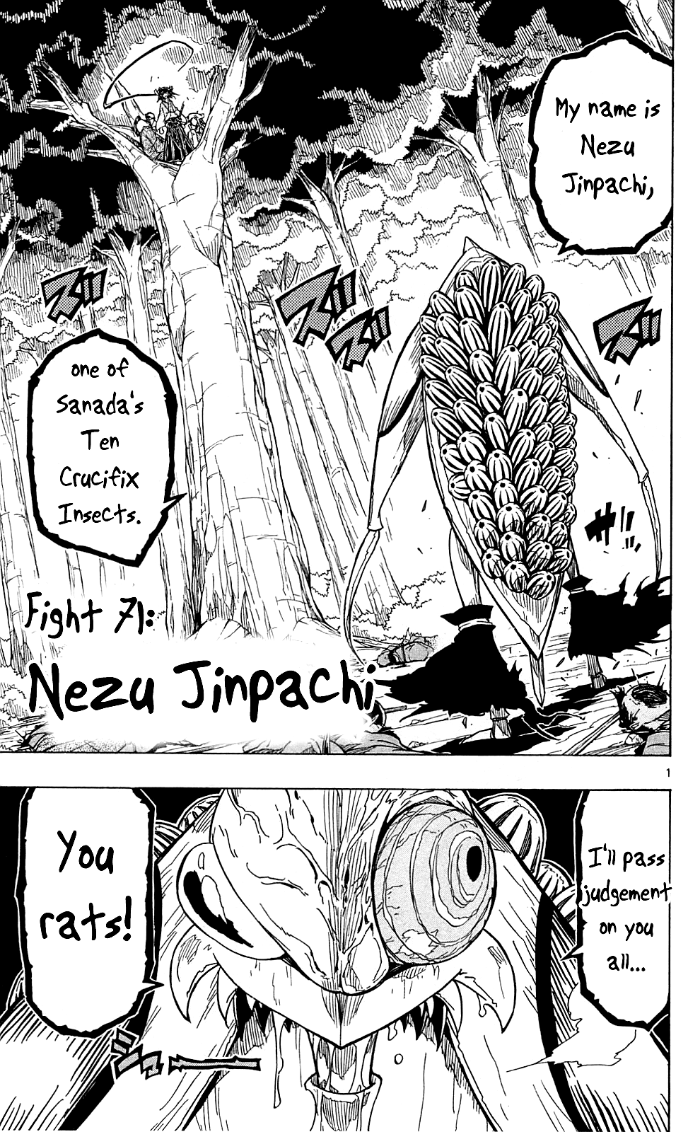 Joujuu Senjin!! Mushibugyo Chapter 71 page 2 - Chapter 71: Nezu Jinpachi