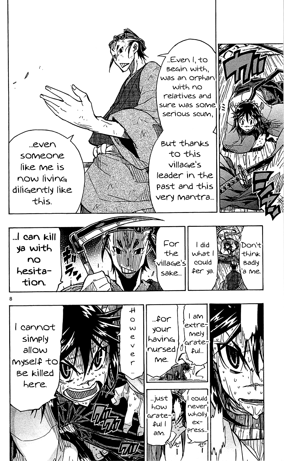 Joujuu Senjin!! Mushibugyo Chapter 77 page 13 - Chapter 77: The Rokurou Combo
